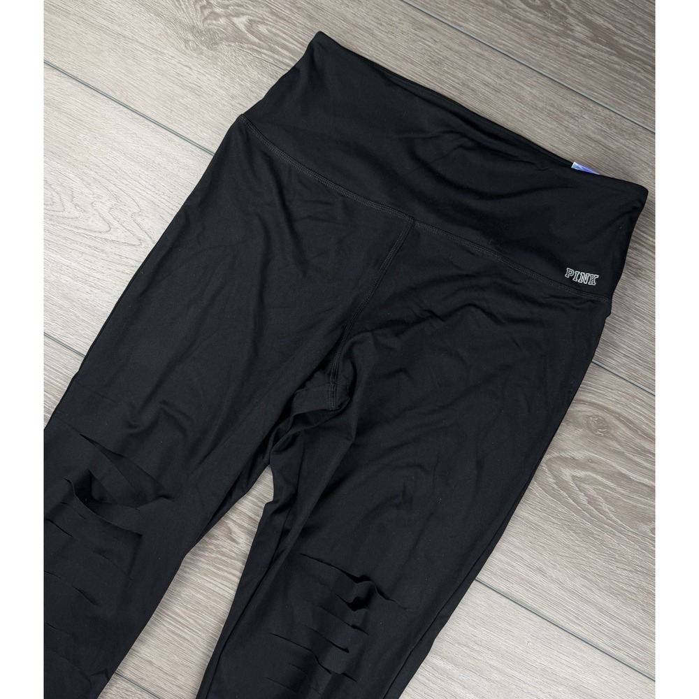 Victorias Secret Pink Women's Ultimate High Waist Leggings Black Size Large New